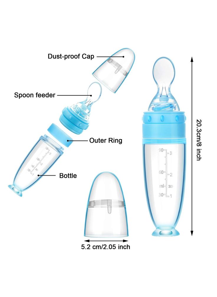 Silicone Squeeze Spoon Feeder - Little Bubs