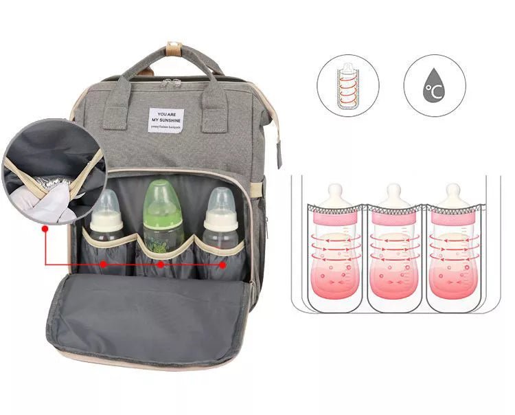 Baby Crib Backpack Diaper Bag - Little Bubs