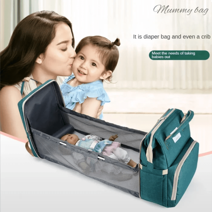Baby Crib Backpack Diaper Bag - Little Bubs